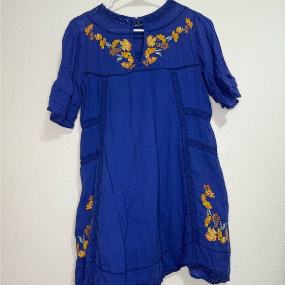 Free people Perfectly Victorian Dress in Bluebird - Picture 2 of 3